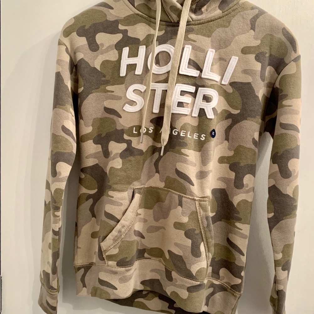 Hollister Camo Hooded Sweatshirt